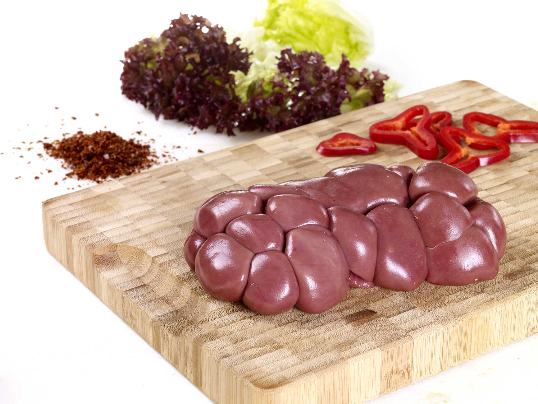 کلیه گاو (پخته)