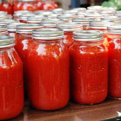 کنسرو گوجه فرنگی (پخته شده)