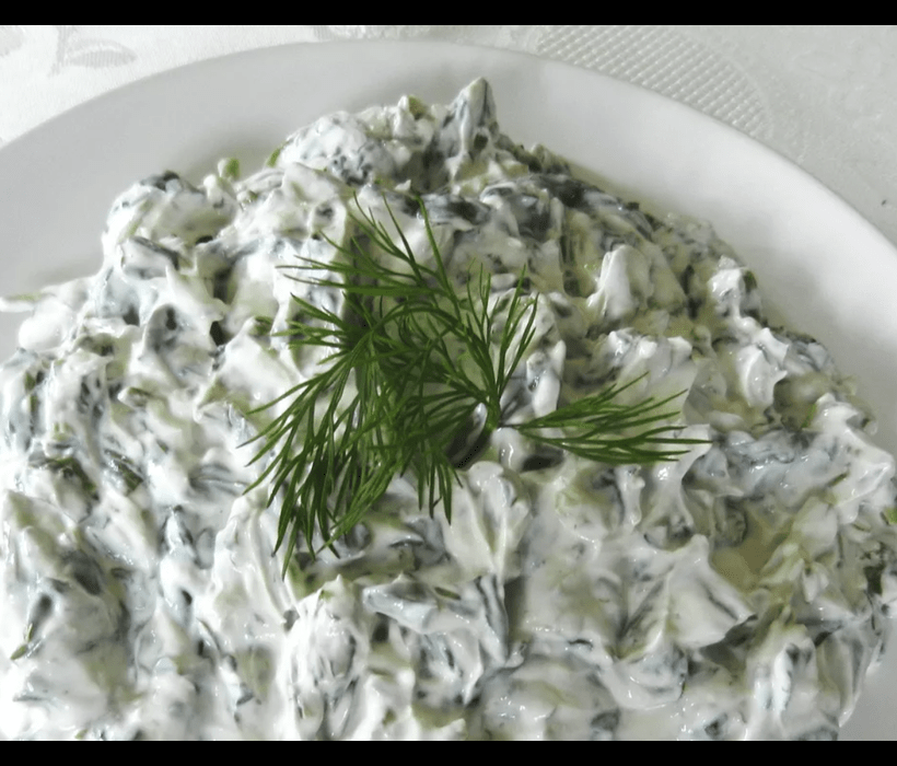 بورانی خرفه با ماست